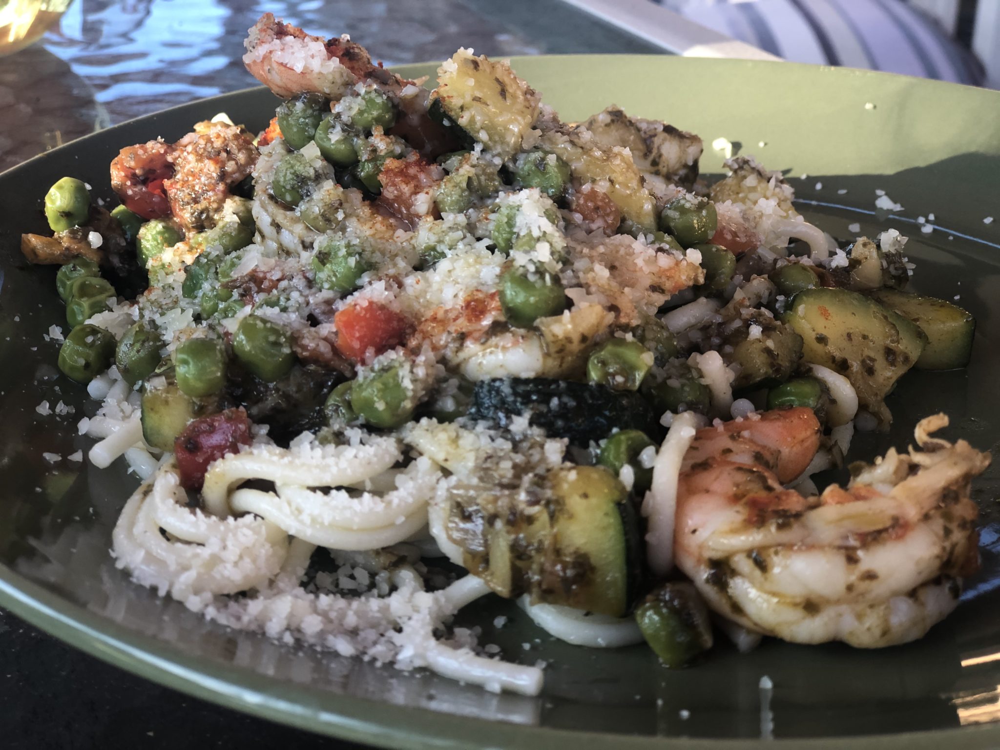 Linguine with Shrimp and Peas